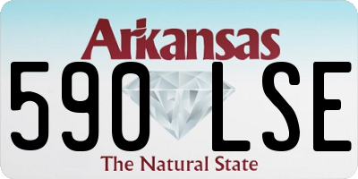 AR license plate 590LSE