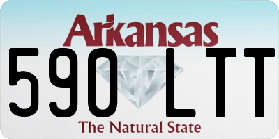 AR license plate 590LTT