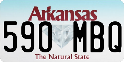 AR license plate 590MBQ