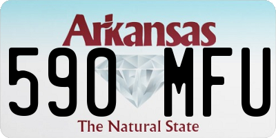 AR license plate 590MFU