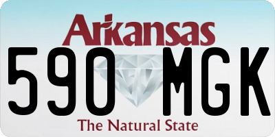 AR license plate 590MGK