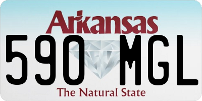 AR license plate 590MGL