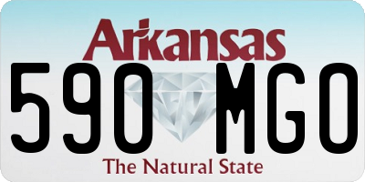 AR license plate 590MGO