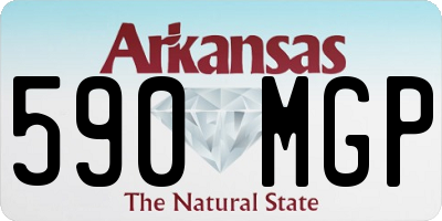AR license plate 590MGP
