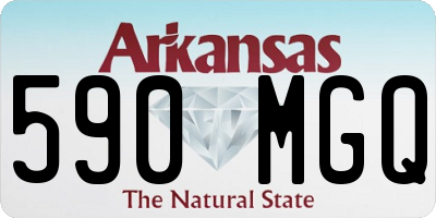 AR license plate 590MGQ