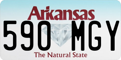 AR license plate 590MGY