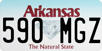 AR license plate 590MGZ