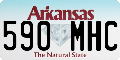 AR license plate 590MHC