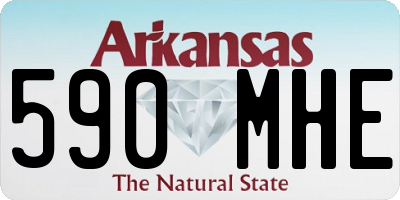 AR license plate 590MHE