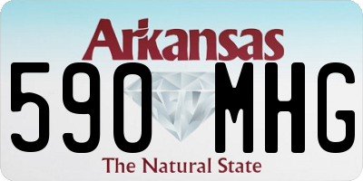 AR license plate 590MHG