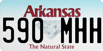 AR license plate 590MHH