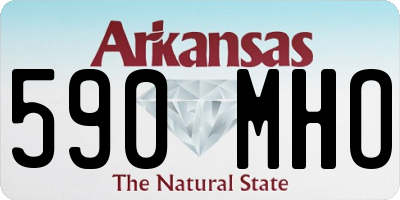 AR license plate 590MHO