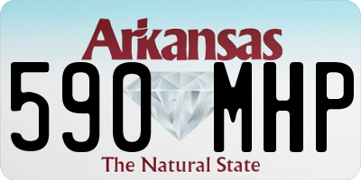 AR license plate 590MHP