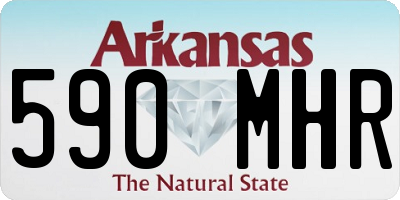 AR license plate 590MHR