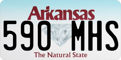 AR license plate 590MHS