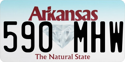 AR license plate 590MHW