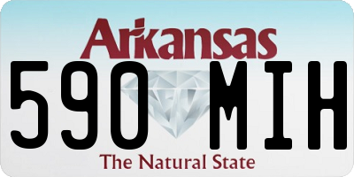 AR license plate 590MIH