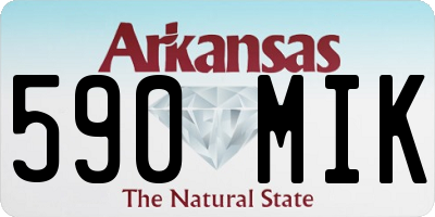 AR license plate 590MIK