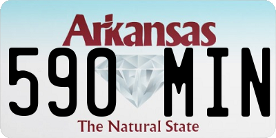 AR license plate 590MIN