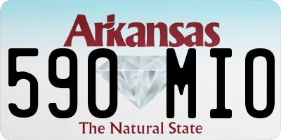 AR license plate 590MIO