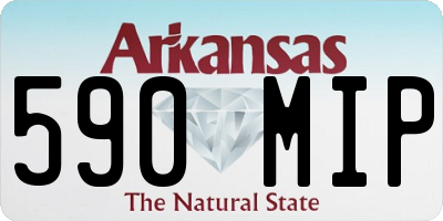 AR license plate 590MIP