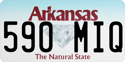 AR license plate 590MIQ
