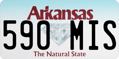 AR license plate 590MIS
