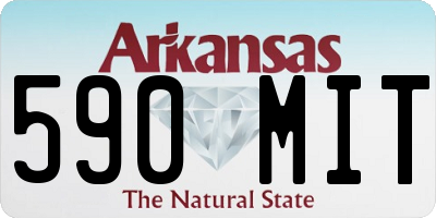 AR license plate 590MIT