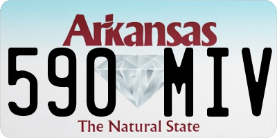 AR license plate 590MIV