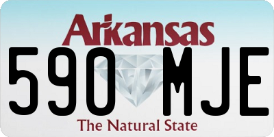 AR license plate 590MJE