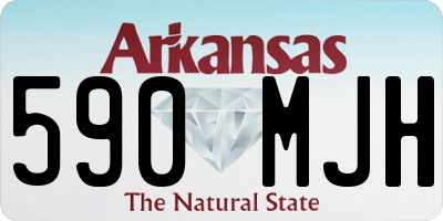 AR license plate 590MJH