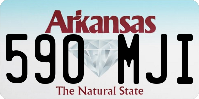 AR license plate 590MJI