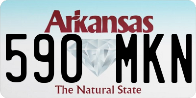 AR license plate 590MKN