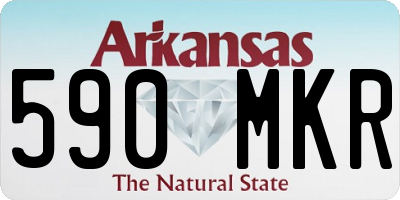 AR license plate 590MKR