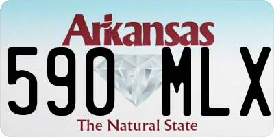 AR license plate 590MLX