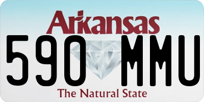 AR license plate 590MMU