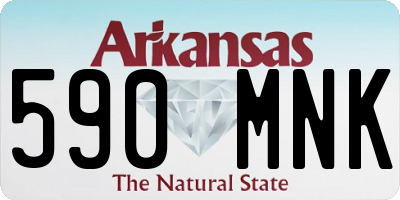 AR license plate 590MNK