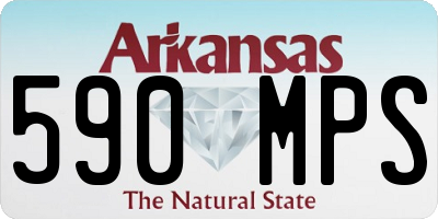 AR license plate 590MPS