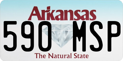 AR license plate 590MSP