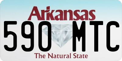 AR license plate 590MTC