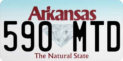 AR license plate 590MTD