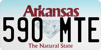 AR license plate 590MTE