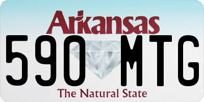 AR license plate 590MTG