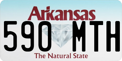 AR license plate 590MTH
