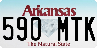 AR license plate 590MTK