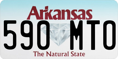 AR license plate 590MTO