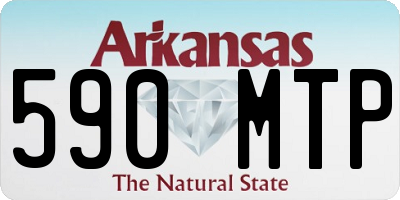 AR license plate 590MTP