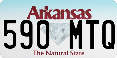 AR license plate 590MTQ