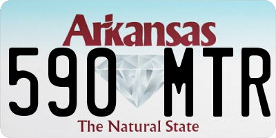 AR license plate 590MTR