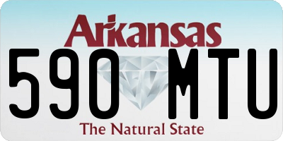 AR license plate 590MTU